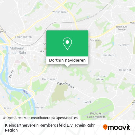 Kleingärtnerverein Rembergsfeld E.V. Karte