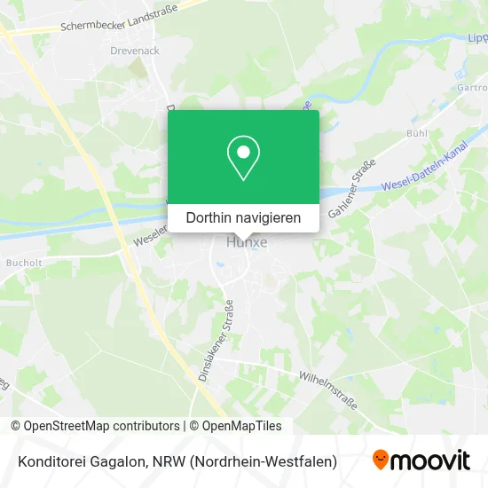 Konditorei Gagalon Karte