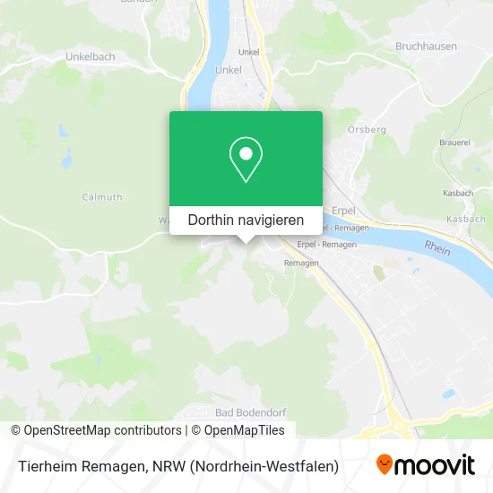 Tierheim Remagen Karte