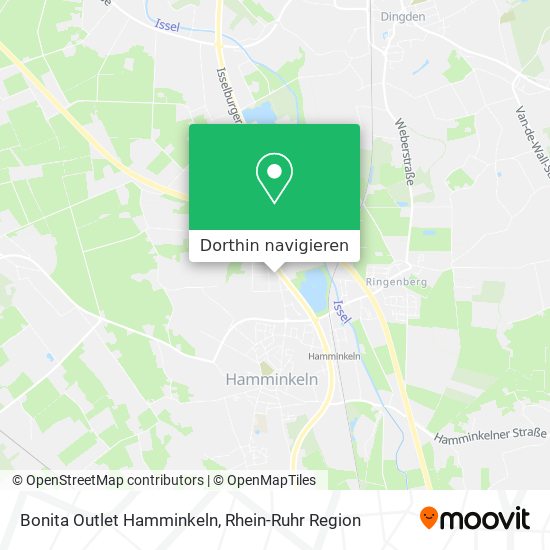 Bonita Outlet Hamminkeln Karte