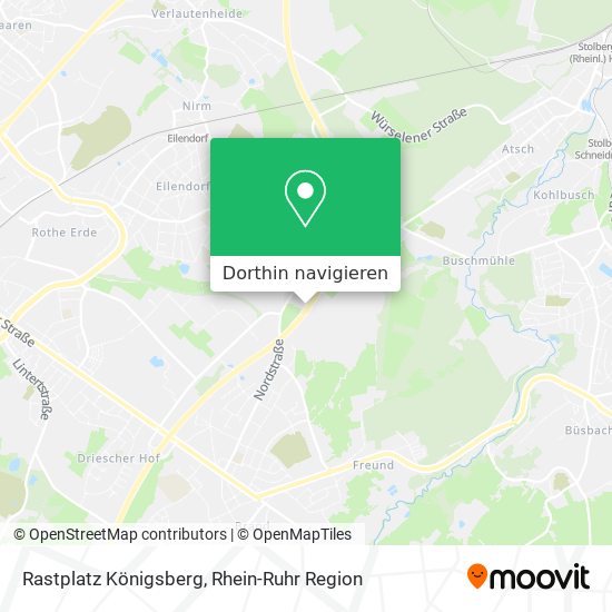Rastplatz Königsberg Karte