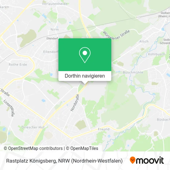 Rastplatz Königsberg Karte