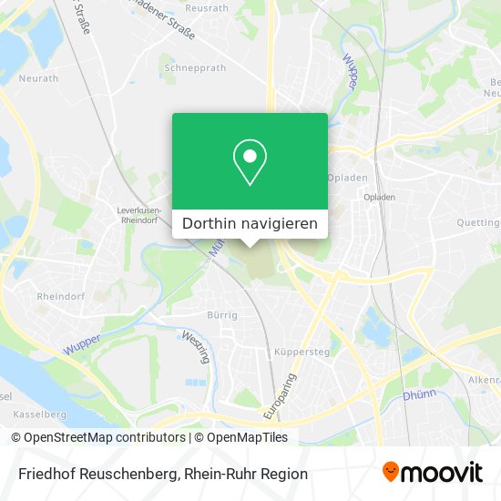Friedhof Reuschenberg Karte