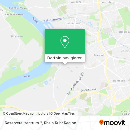 Reserveteilzentrum 2 Karte