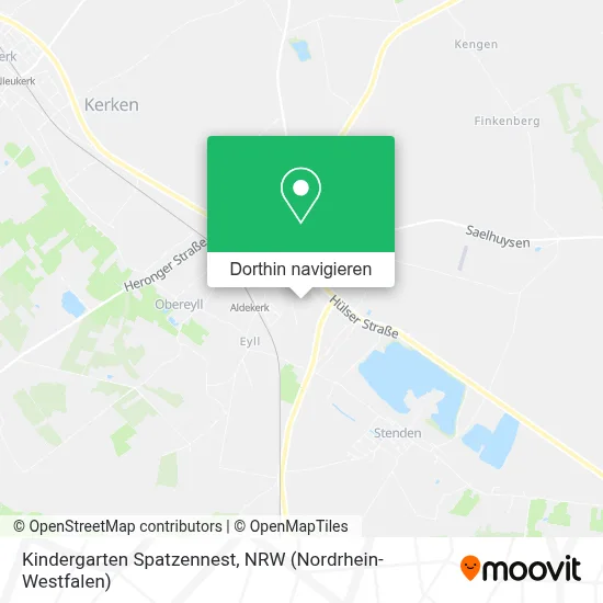 Kindergarten Spatzennest Karte