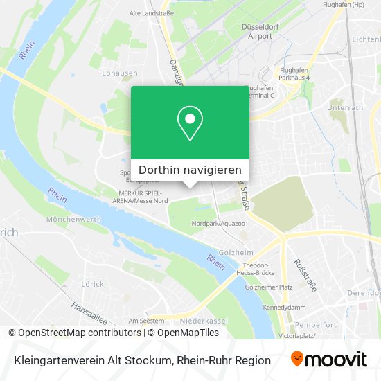 Kleingartenverein Alt Stockum Karte