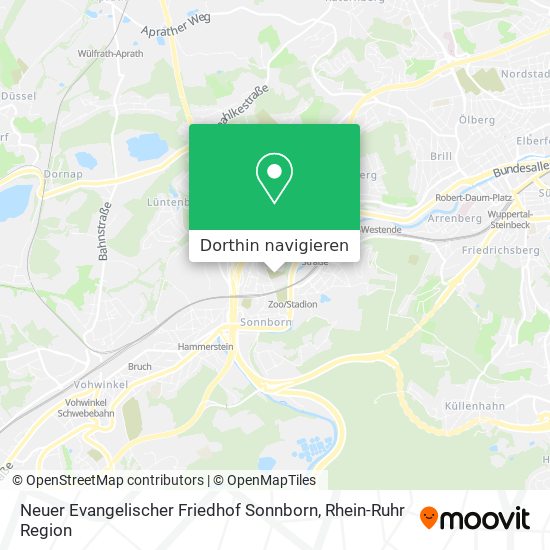 Neuer Evangelischer Friedhof Sonnborn Karte