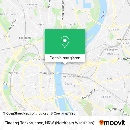 Eingang Tanzbrunnen Karte