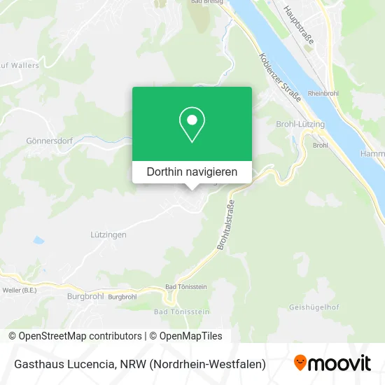 Gasthaus Lucencia Karte