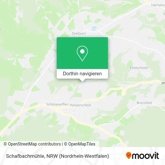 Schafbachmühle Karte