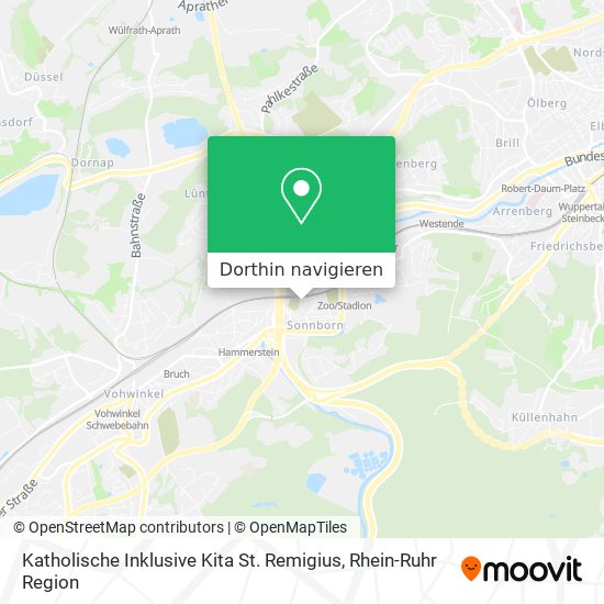 Katholische Inklusive Kita St. Remigius Karte