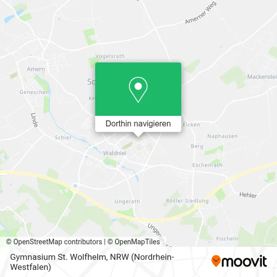 Gymnasium St. Wolfhelm Karte