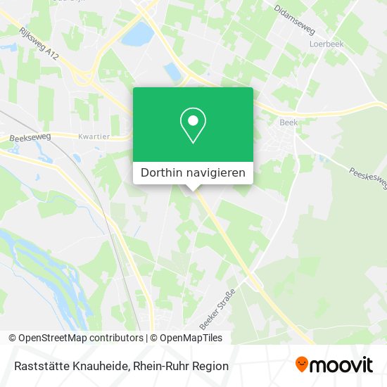 Raststätte Knauheide Karte
