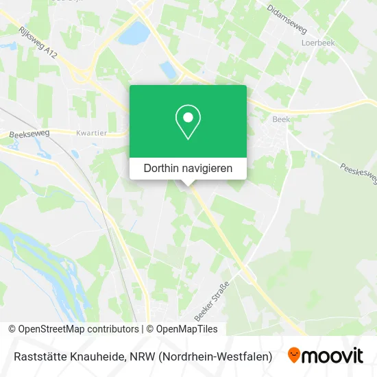Raststätte Knauheide Karte
