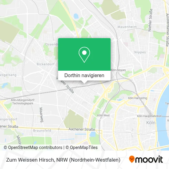 Zum Weissen Hirsch Karte