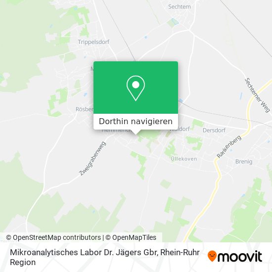 Mikroanalytisches Labor Dr. Jägers Gbr Karte