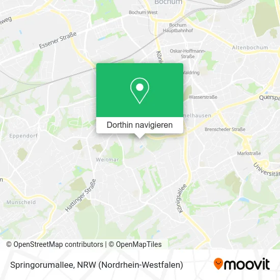 Springorumallee Karte