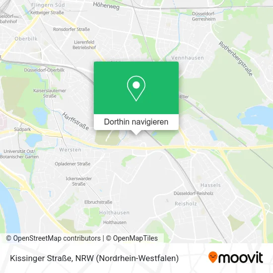 Kissinger Straße Karte