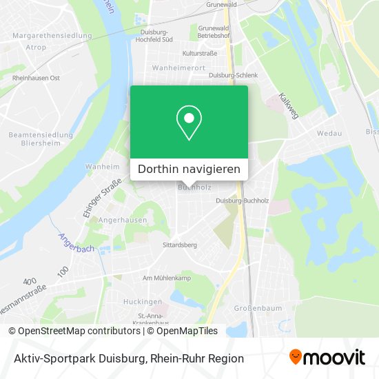 Aktiv-Sportpark Duisburg Karte