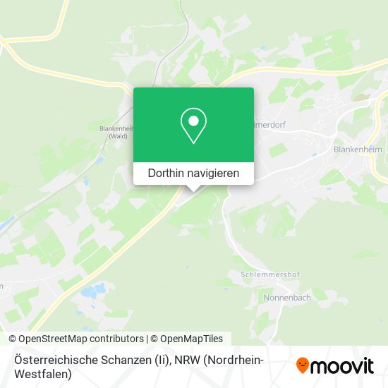Österreichische Schanzen (Ii) Karte