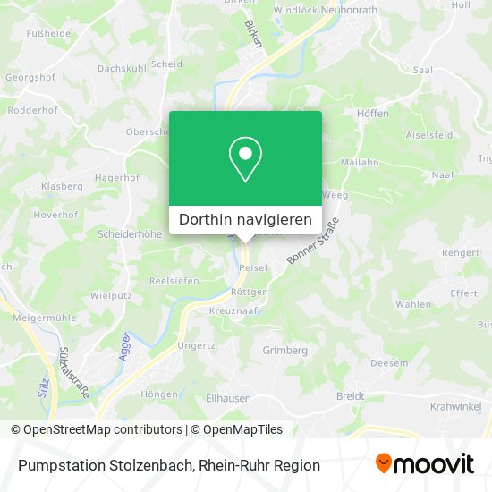 Pumpstation Stolzenbach Karte