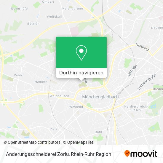 Änderungsschneiderei Zorlu Karte