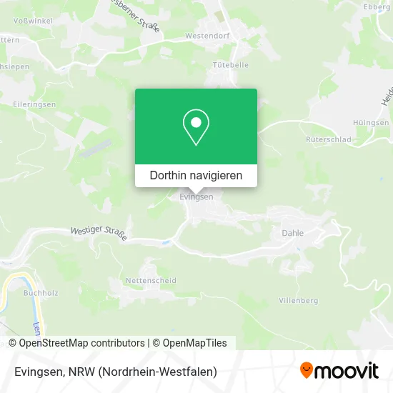 Evingsen Karte