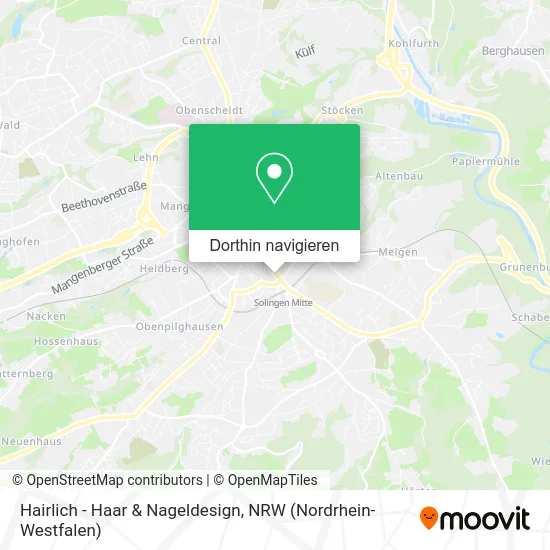 Hairlich - Haar & Nageldesign Karte