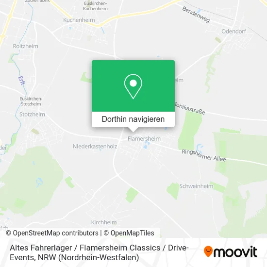 Altes Fahrerlager / Flamersheim Classics / Drive-Events Karte