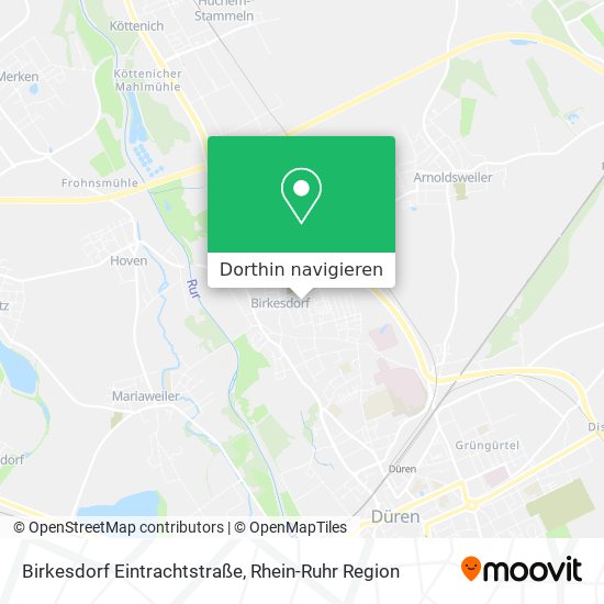 Birkesdorf Eintrachtstraße Karte