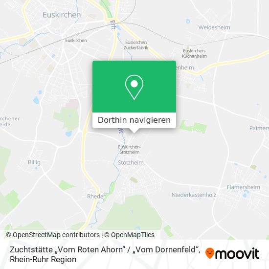 Zuchtstätte „Vom Roten Ahorn“ / „Vom Dornenfeld“ Karte