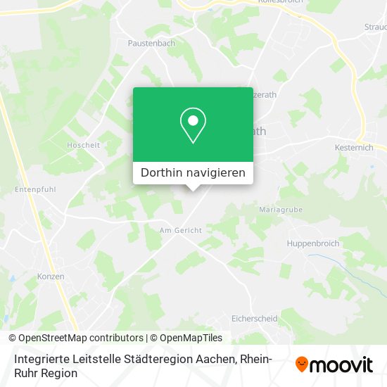 Integrierte Leitstelle Städteregion Aachen Karte