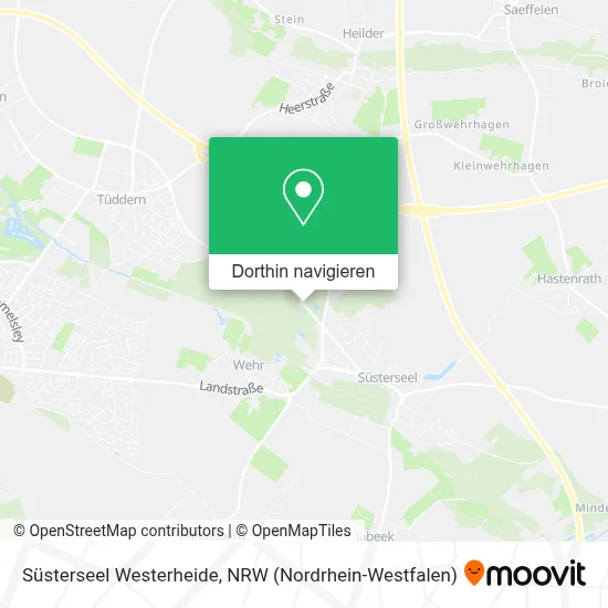 Süsterseel Westerheide Karte