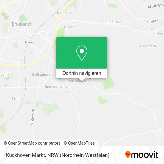 Kückhoven Markt Karte