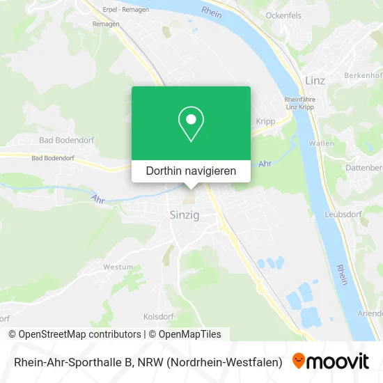 Rhein-Ahr-Sporthalle B Karte