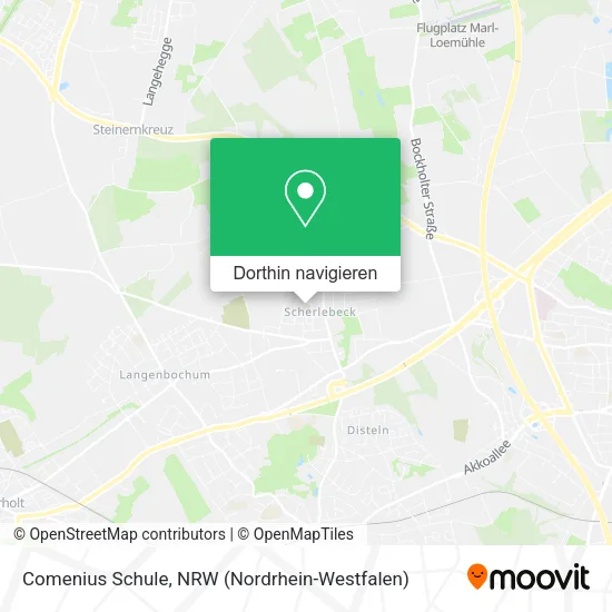 Comenius Schule Karte