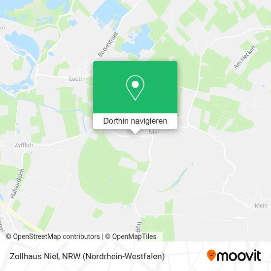 Zollhaus Niel Karte