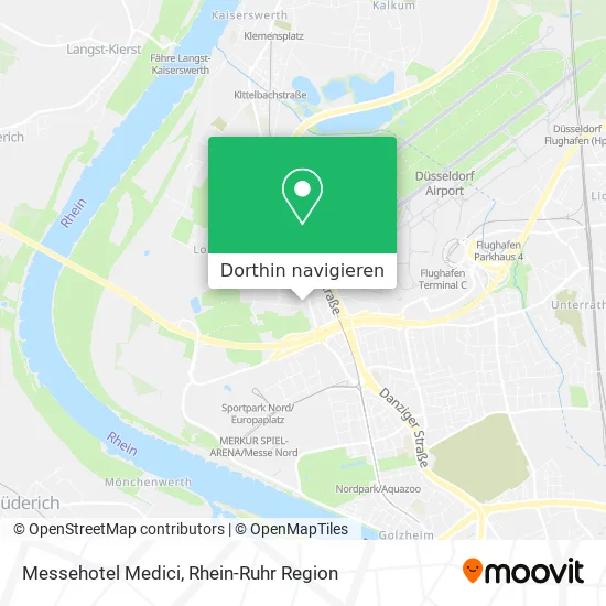 Messehotel Medici Karte