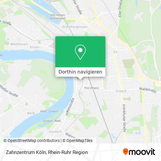 Zahnzentrum Köln Karte