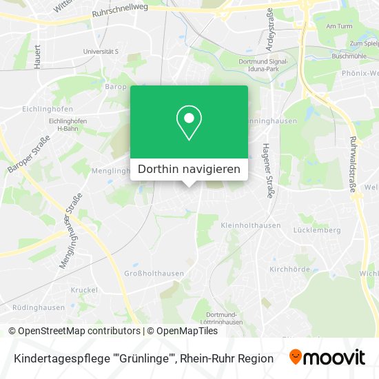 Kindertagespflege ""Grünlinge"" Karte