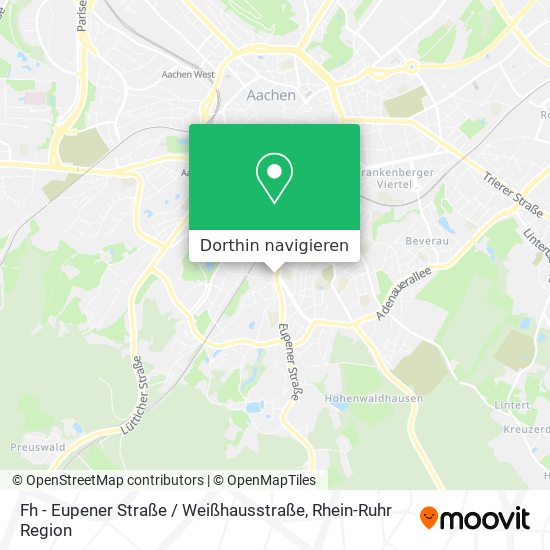 Fh - Eupener Straße / Weißhausstraße Karte