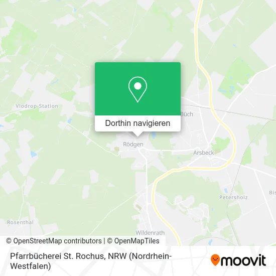 Pfarrbücherei St. Rochus Karte