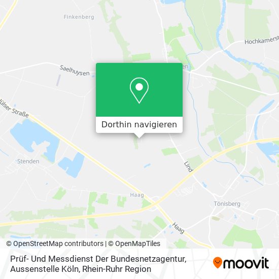 Prüf- Und Messdienst Der Bundesnetzagentur, Aussenstelle Köln Karte
