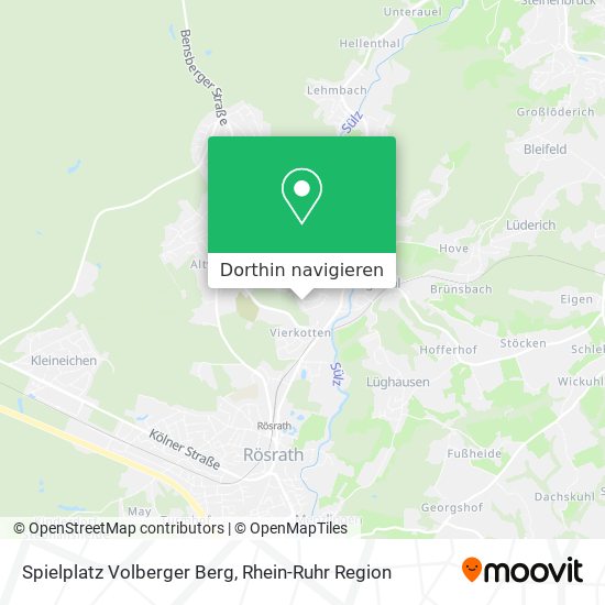 Spielplatz Volberger Berg Karte