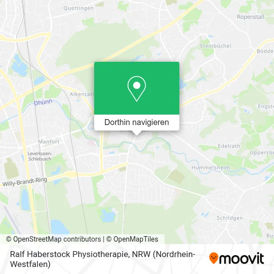 Ralf Haberstock Physiotherapie Karte