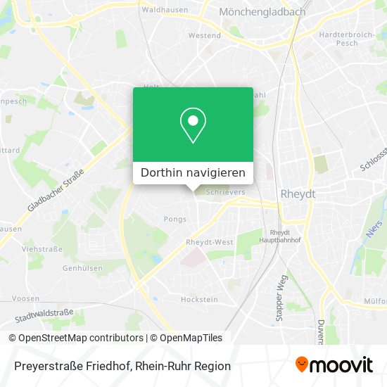 Preyerstraße Friedhof Karte