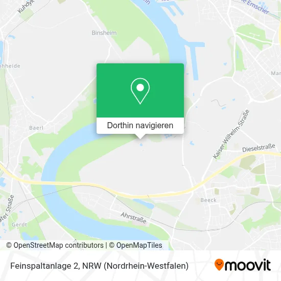 Feinspaltanlage 2 Karte