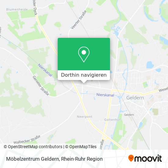 Möbelzentrum Geldern Karte