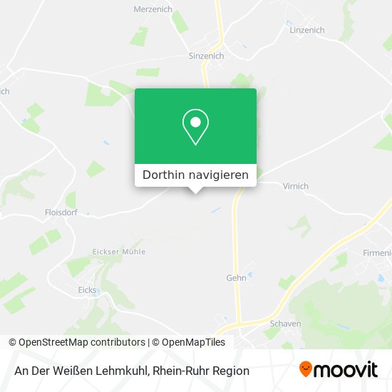 An Der Weißen Lehmkuhl Karte