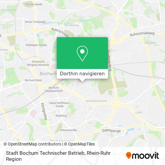 Stadt Bochum Technischer Betrieb Karte